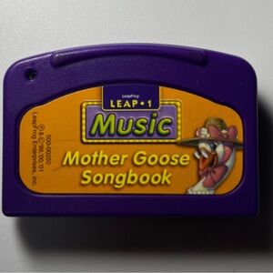 LeapFrog Leap 1 Music Cartridge Mother Goose Songbook Educational Cartridge Only